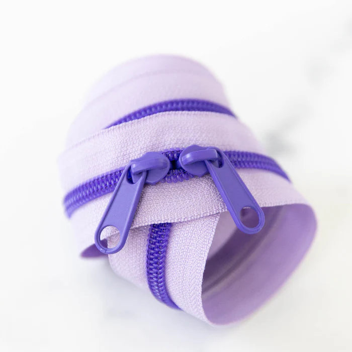 30" Zipper - Double Pull in Daphne