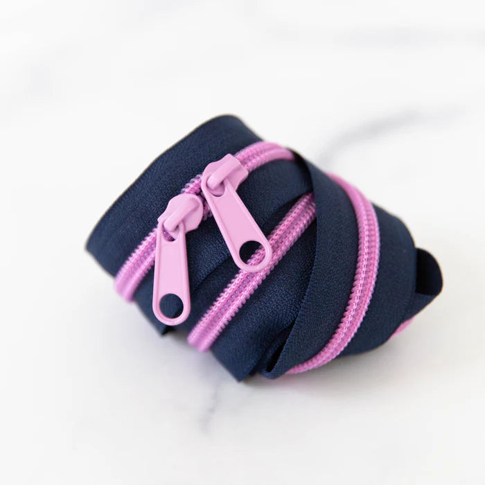 30" Zipper - Double Pull in Midnight