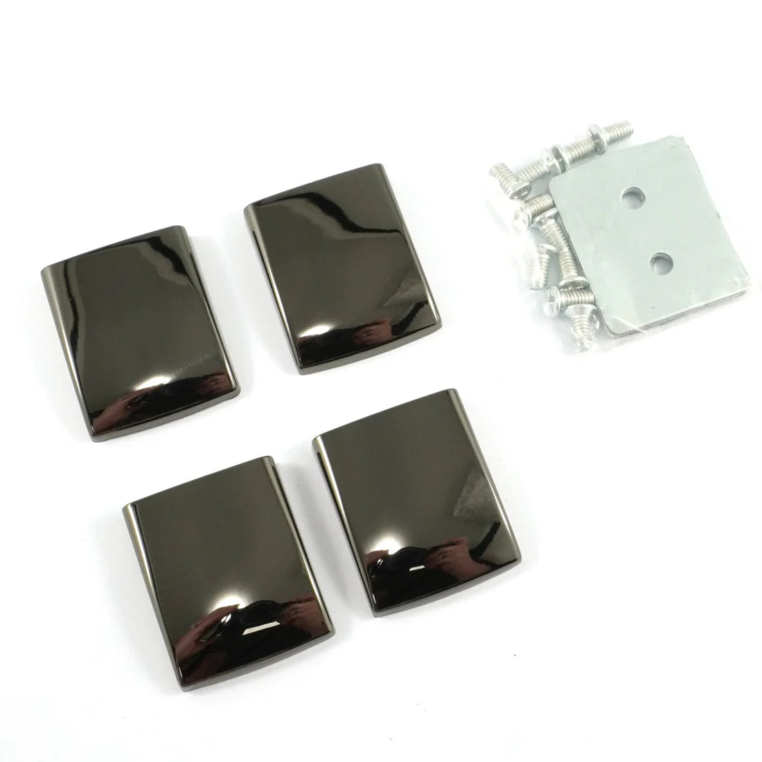 Strap Anchor: "Easy Strap Anchors" for 1" straps (4 Pack) - Gunmetal