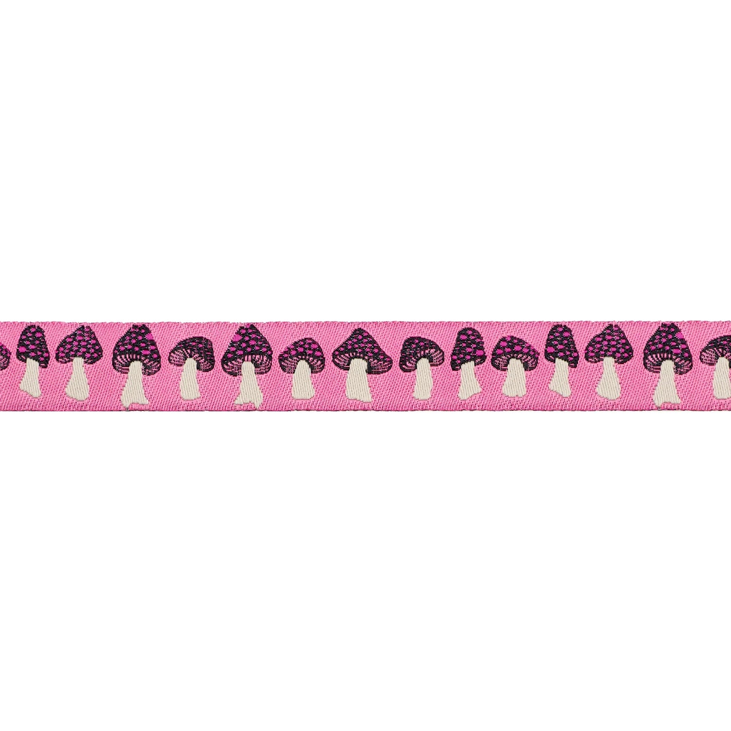 Mushrooms Ribbon by Sarah Watts - 5/8" PER QUARTER METRE