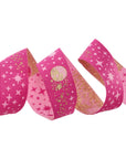Roar! Meteor Shower in Blush - 7/8" - Tula Pink - PER QUARTER METRE
