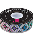 Roar! Stargazer in Metallic Storm - 1-1/2" - Tula Pink - PER QUARTER METRE