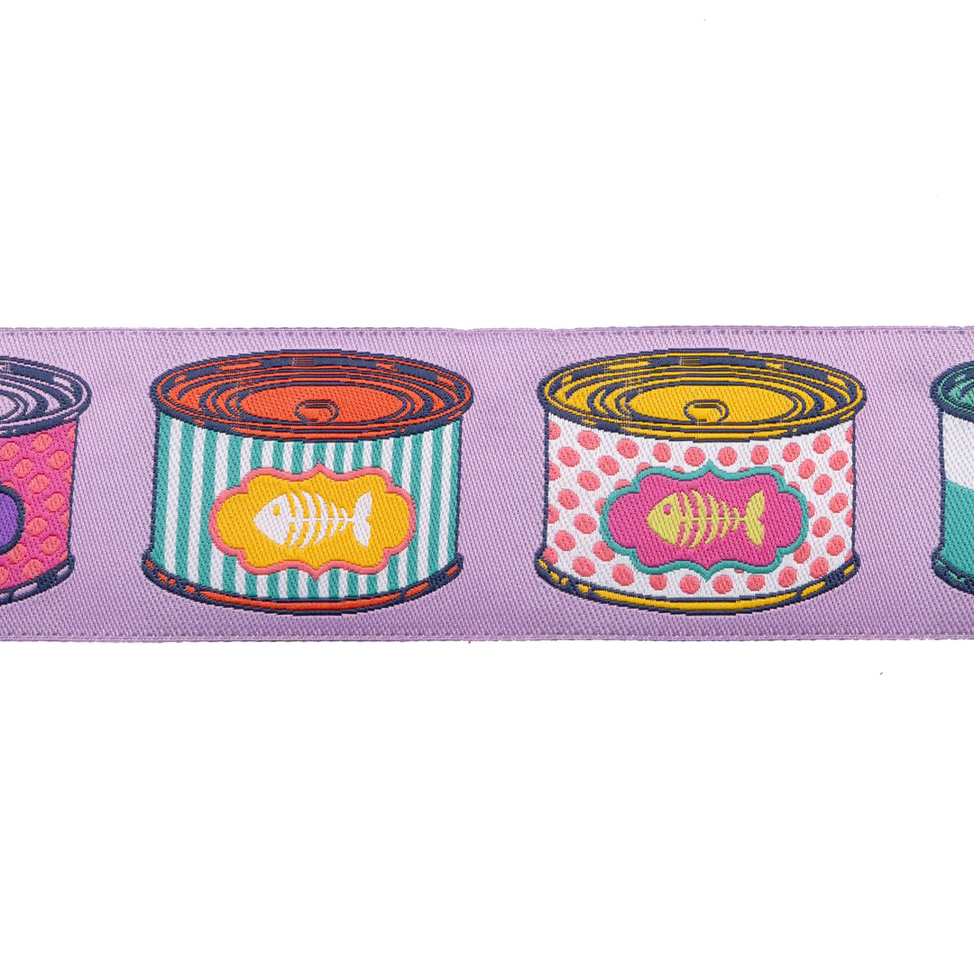 Tabby Road Cat Snacks - 1-1/2 " width - Tula Pink - PER QUARTER METRE
