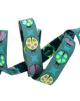 Lady Bugs Teal 5/8" - PER QUARTER METRE