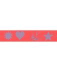 Everglow Fairy Flakes Mystic - Purple 7/8" - Tula Pink Webbing - PER QUARTER METRE
