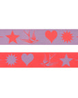 Everglow Fairy Flakes Mystic - Purple 7/8" - Tula Pink Webbing - PER QUARTER METRE