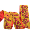 Everglow Birds & Bees Original Moonbeam - Neon 7/8" - Tula Pink Webbing - PER QUARTER METRE
