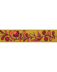 Everglow Birds & Bees Original Moonbeam - Neon 7/8" - Tula Pink Webbing - PER QUARTER METRE