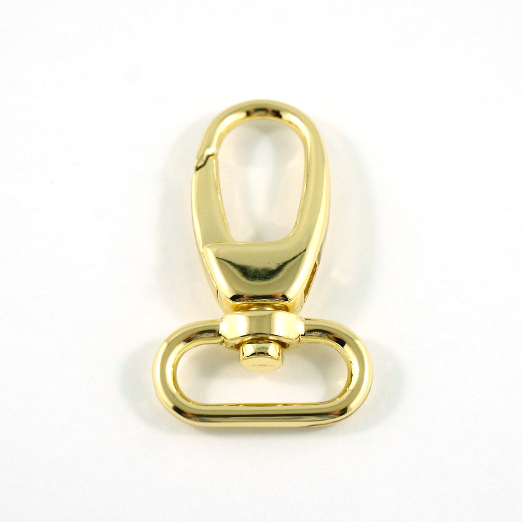 Swivel Snap Hook 1" (25 mm) in Gold (2 Pack)