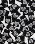 Dad Made It Heart Woven Labels - Sewing Woven Clothing Tags
