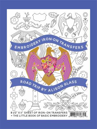 Embroidery Iron-On Transfers Road Trip