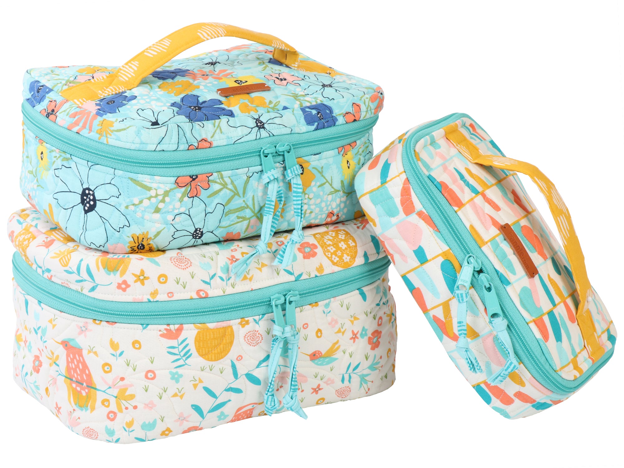 All Aboard! Train Case Trio - By Annie