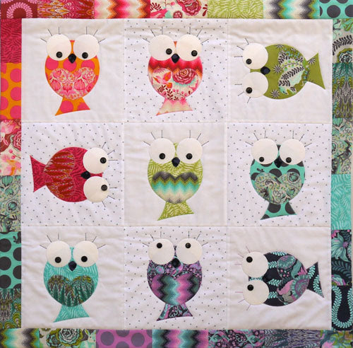 Bird-fish Mini Quilt
