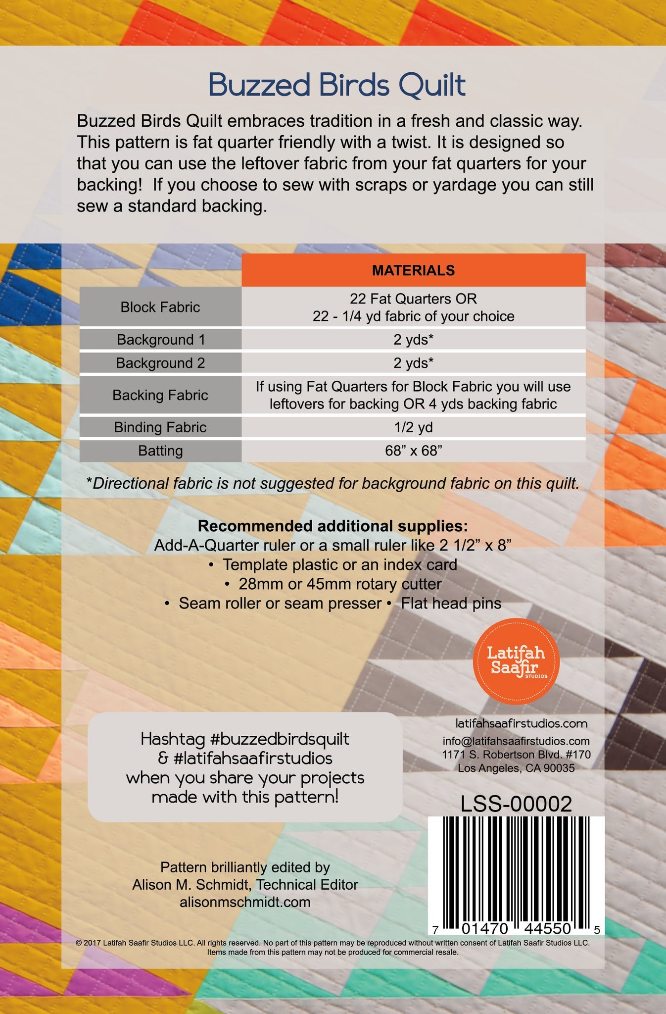 PRE ORDER - Buzzed Birds Quilt