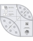 Creative Grids Round Up Tool and Quilting Ruler