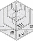 Creative Grids Hexagon Trim Tool Quilt Ruler