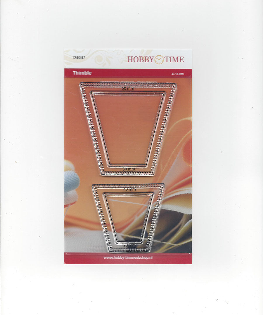 Thimbles in Two Sizes (Metric) Quilt Stamps