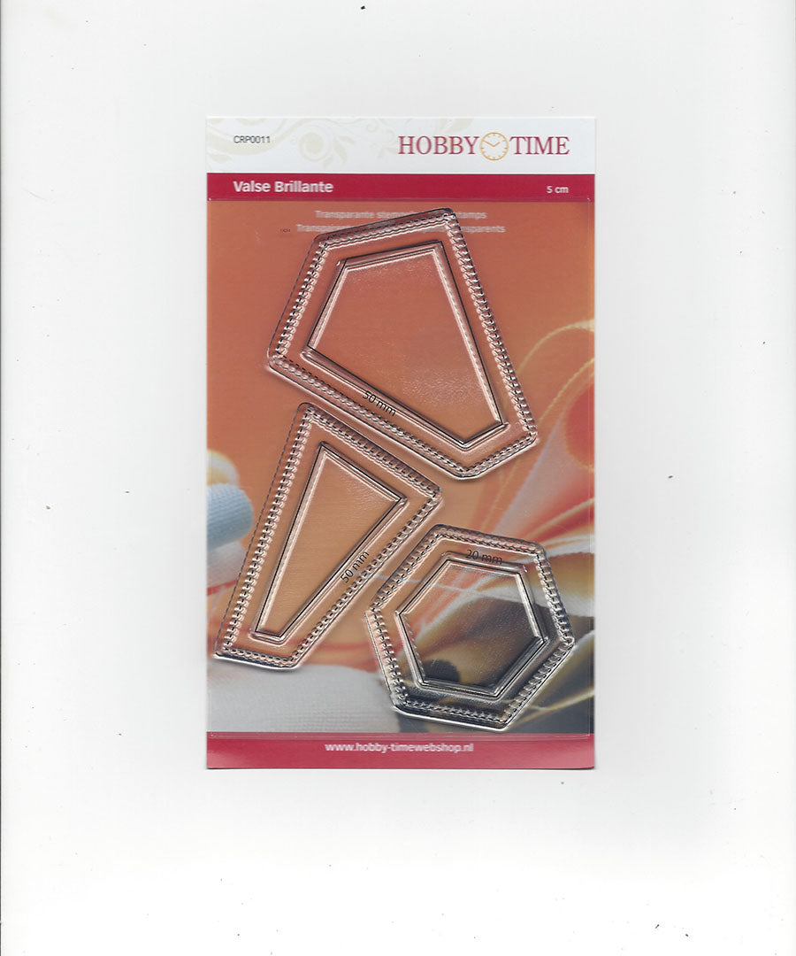 3 Shapes to make "Valse Billante" Quilt Stamps