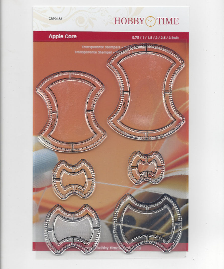 Set of Apple Cores Quilt Stamps