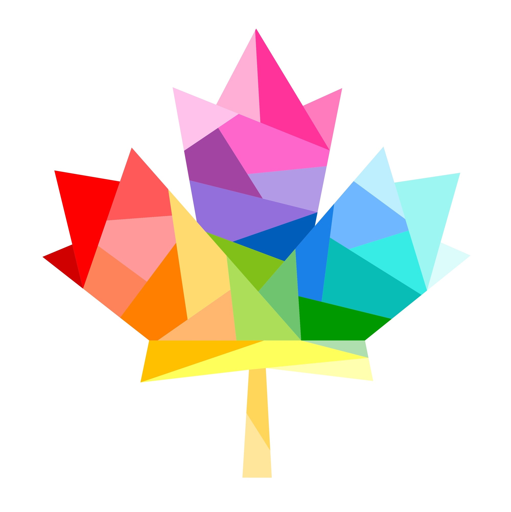 Maple Leaf Paper Pieced Pattern Block PDF Copy - Kristy Lea