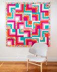 Log Cabin Toss Paper Pattern