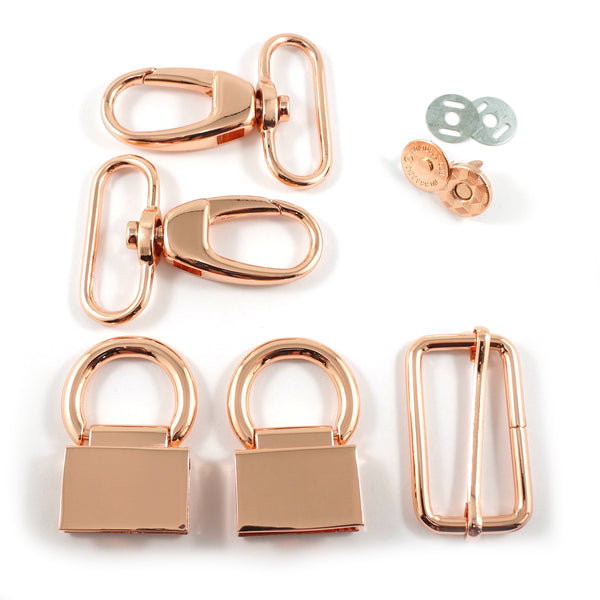 Hardware Kit - The Double Flip Shoulder Bag by Emmaline Bags - Gold