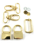 Hardware Kit - The Double Flip Shoulder Bag by Emmaline Bags - Gold