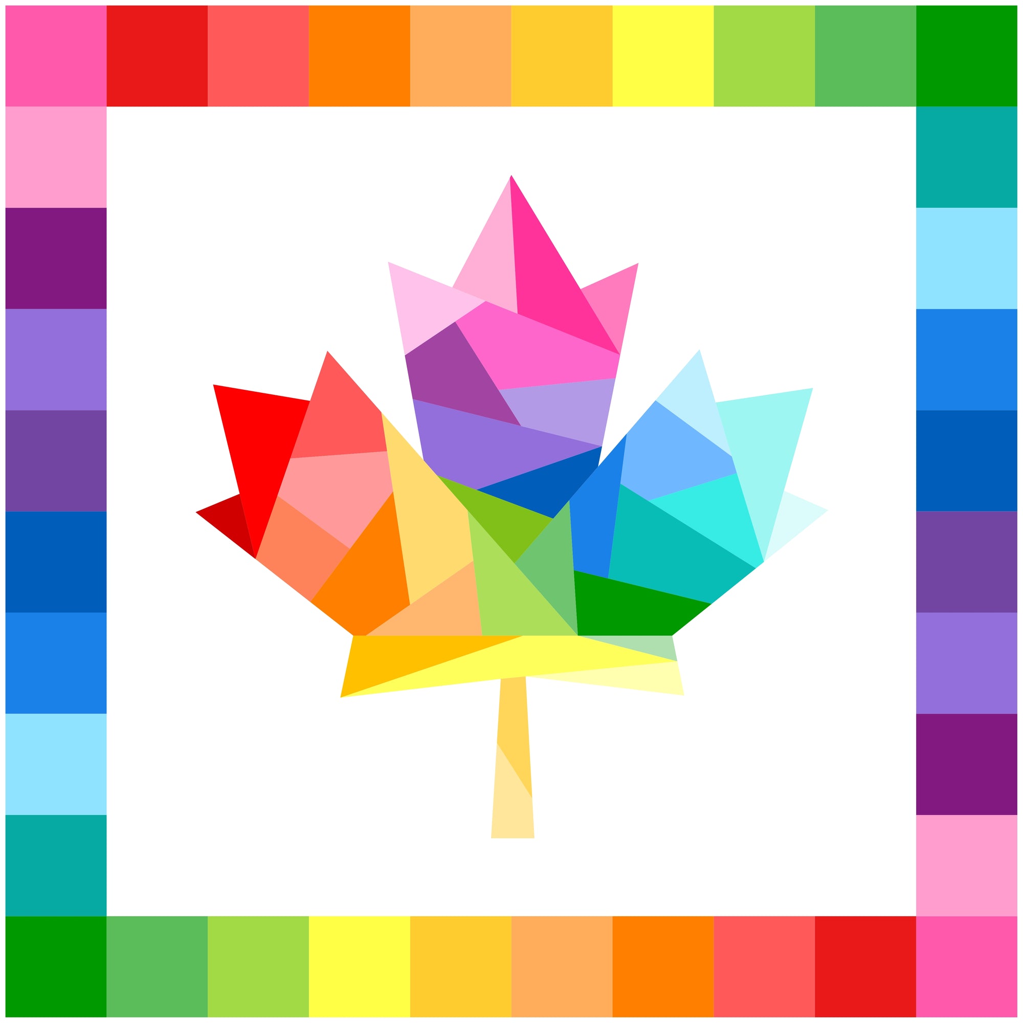 Maple Leaf Paper Pieced Pattern Block PDF Copy - Kristy Lea