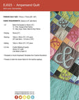 Ampersand Quilt Pattern