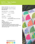 Tipsy Cushion Pattern & Acrylic Template Set