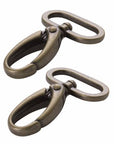Swivel Hook 1-1/2in Antique Brass Set of Two