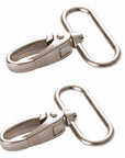 Swivel Hook 1-1/2in Nickel Set of Two