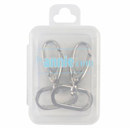 Swivel Hook 1in Nickel Set of Two