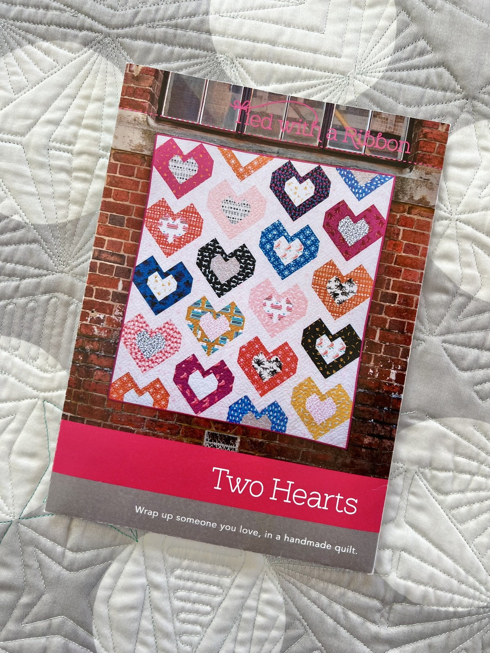 Two Hearts Quilt Paper Pattern