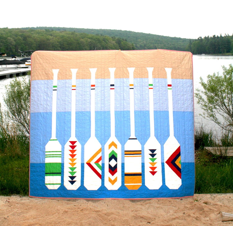 Lakeside Sampler Quilt Pattern - Paper Copy