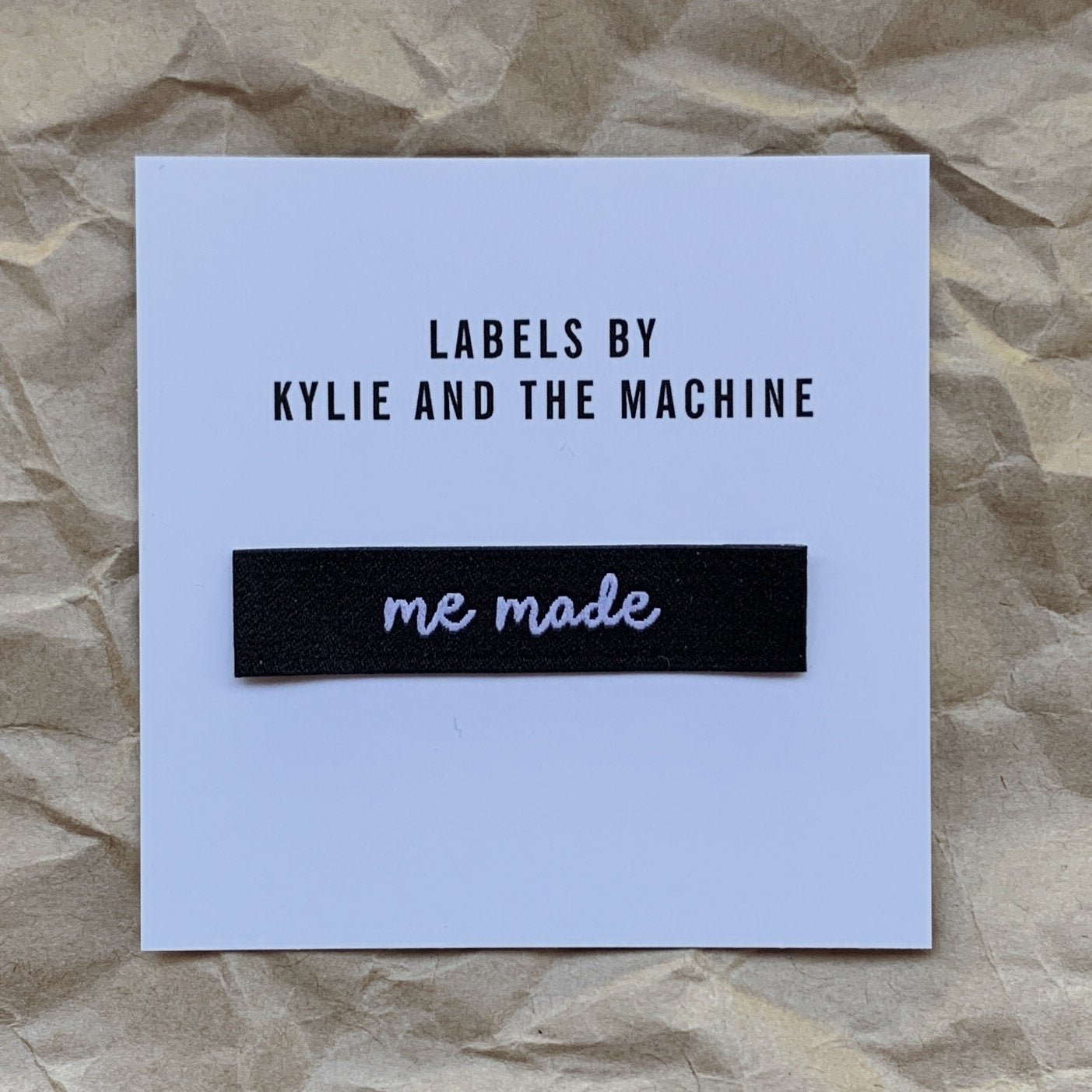 "ME MADE" Woven Labels 8 Pack