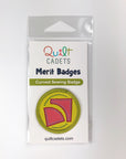 Quilt Cadets Merit Badge: Curved Sewing Badge
