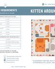 Kitten Around Printed Pattern