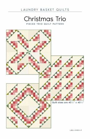 Christmas Trio Pieced Quilt Pattern