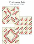 Christmas Trio Pieced Quilt Pattern