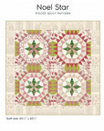 Noel Star Pieced Quilt Pattern