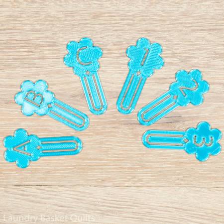 Sew Daisy Fabric Markers Blue