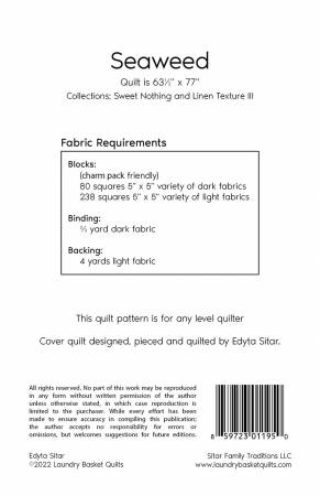 Seaweed Pieced Quilt  Pattern