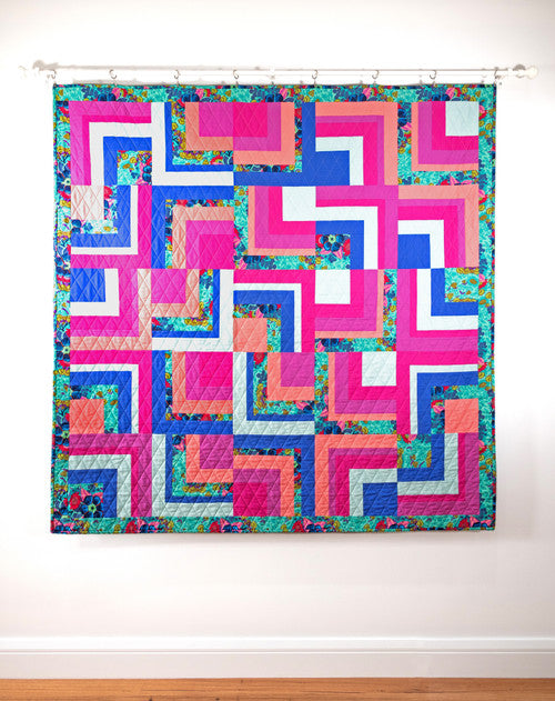 Log Cabin Toss Paper Pattern