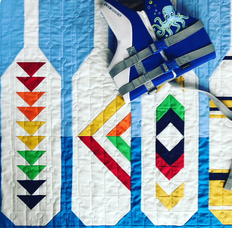 Lakeside Sampler Quilt Pattern - Paper Copy