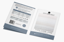 City Grid Quilt Pattern