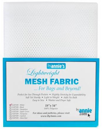 Mesh Lite Weight White 18in x 54in
