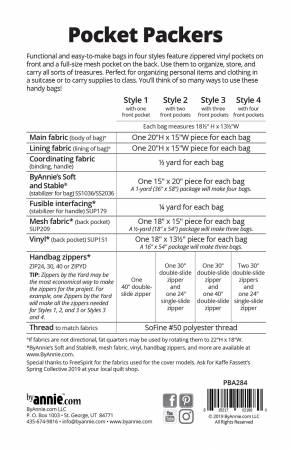 Pocket Packer - by Annie