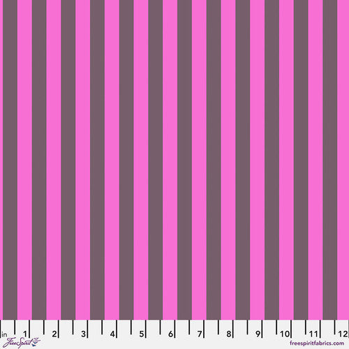 Neon True Colours Neon Tent Stripe Mystic - Tula Pink - PER QUARTER METRE