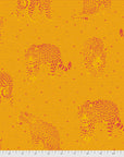 Daydreamer Lil Jaguars Papaya - Tula Pink - PER QUARTER METRE